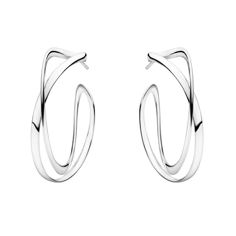 Georg Jensen Infinity Earhoops, Large