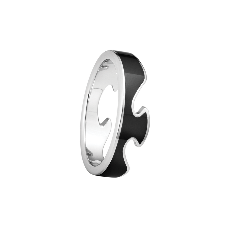 Georg Jensen Fusion Ytterring, Svart