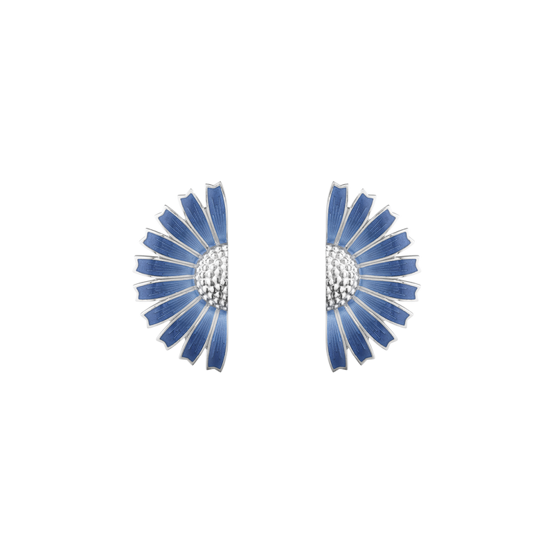 Georg Jensen Daisy Earrings, Blue