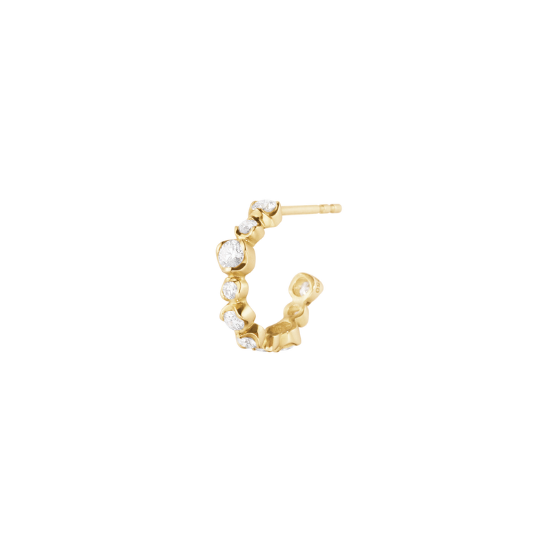 Georg Jensen Georg Jensen Signature Diamonds Örhänge, Hoop, Single