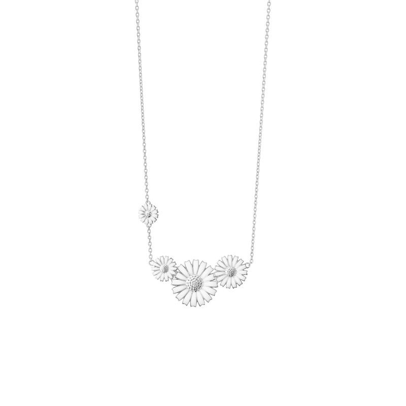 Georg Jensen Daisy Fyra Blommor Halsband