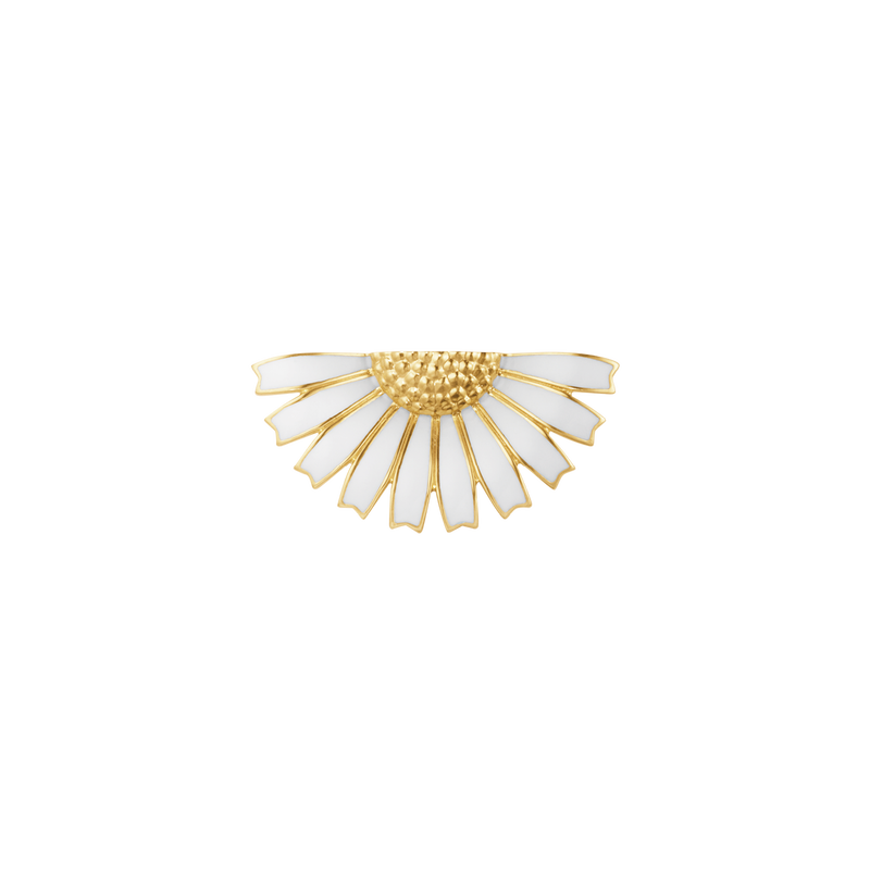 Georg Jensen Daisy Halv Blomma Brosch