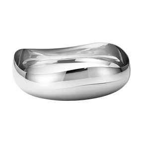 Cobra serving bowl, small in stainless steel