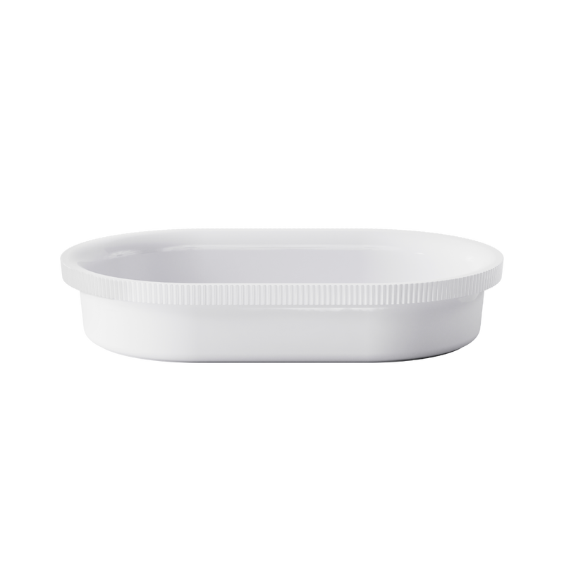 Georg Jensen Bernadotte Oven Dish, Oval in Design Inspired By Sigvard Bernadotte