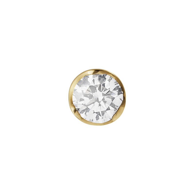 Georg Jensen Georg Jensen Signature Diamonds Ensamt Stiftörhänge, Enkel