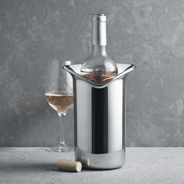 WINE wine cooler in stainless steel | Georg Jensen