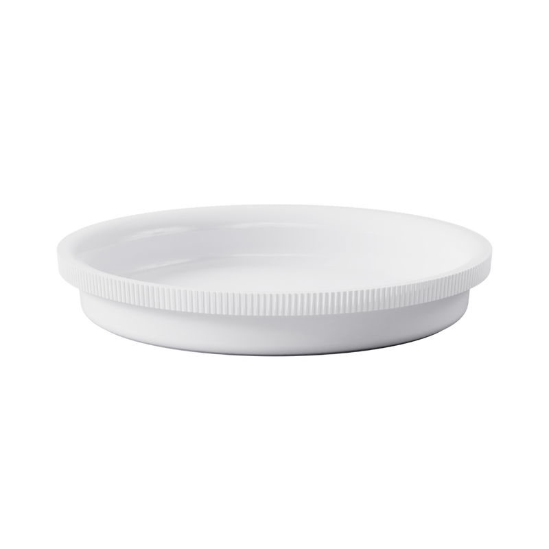 Georg Jensen Bernadotte Oven Dish, Round in Design Inspired By Sigvard Bernadotte