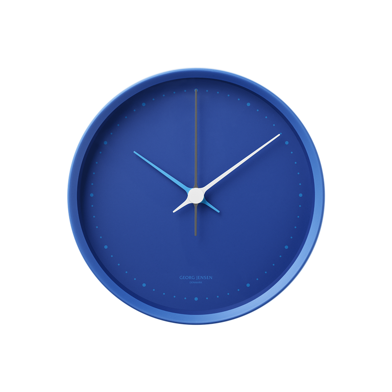 Georg Jensen Koppel Wall Clock 10cm, Blue