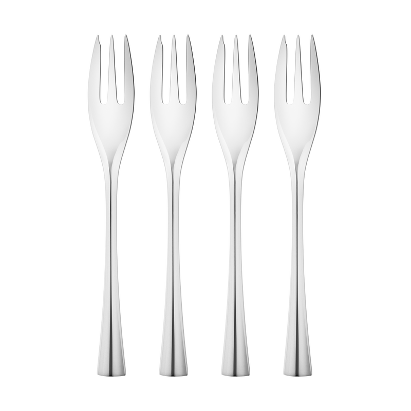 Georg Jensen Cobra Cake Fork, 4pcs.