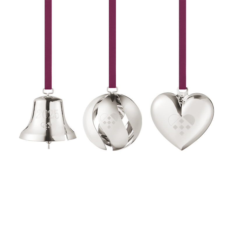 Georg Jensen 2025 Ornament Set, 3pcs