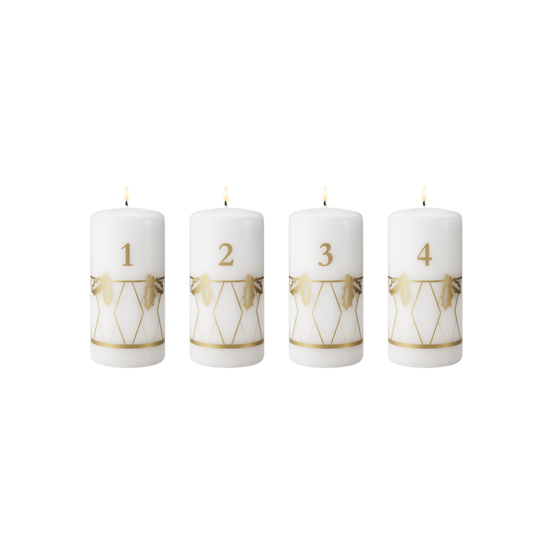 Georg Jensen 2026 Års Adventsljus, 4 St.