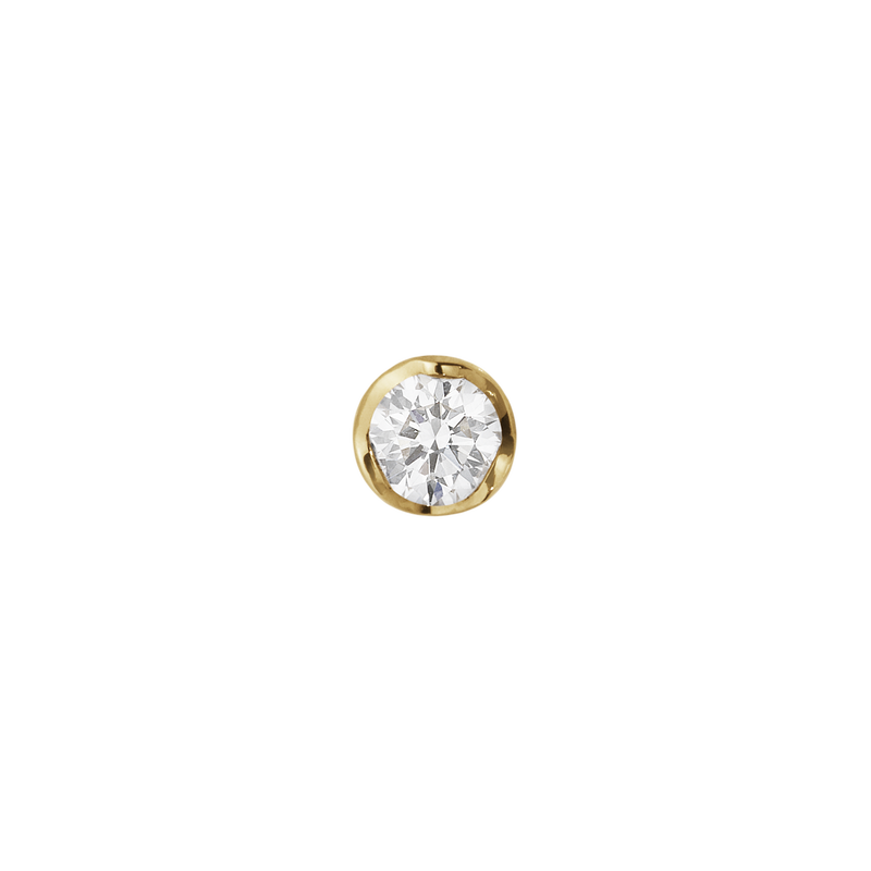 Georg Jensen Georg Jensen Signature Diamonds Ensamt Stiftörhänge, Enkel