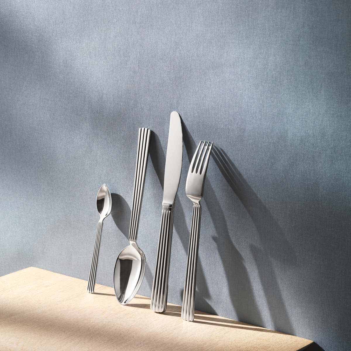 Bernadotte cutlery set in mirror-polished stainless steel 