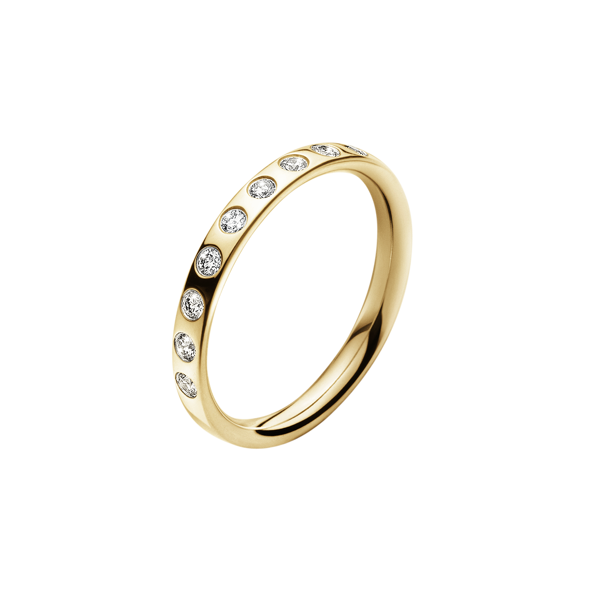 gold ring with a diamond