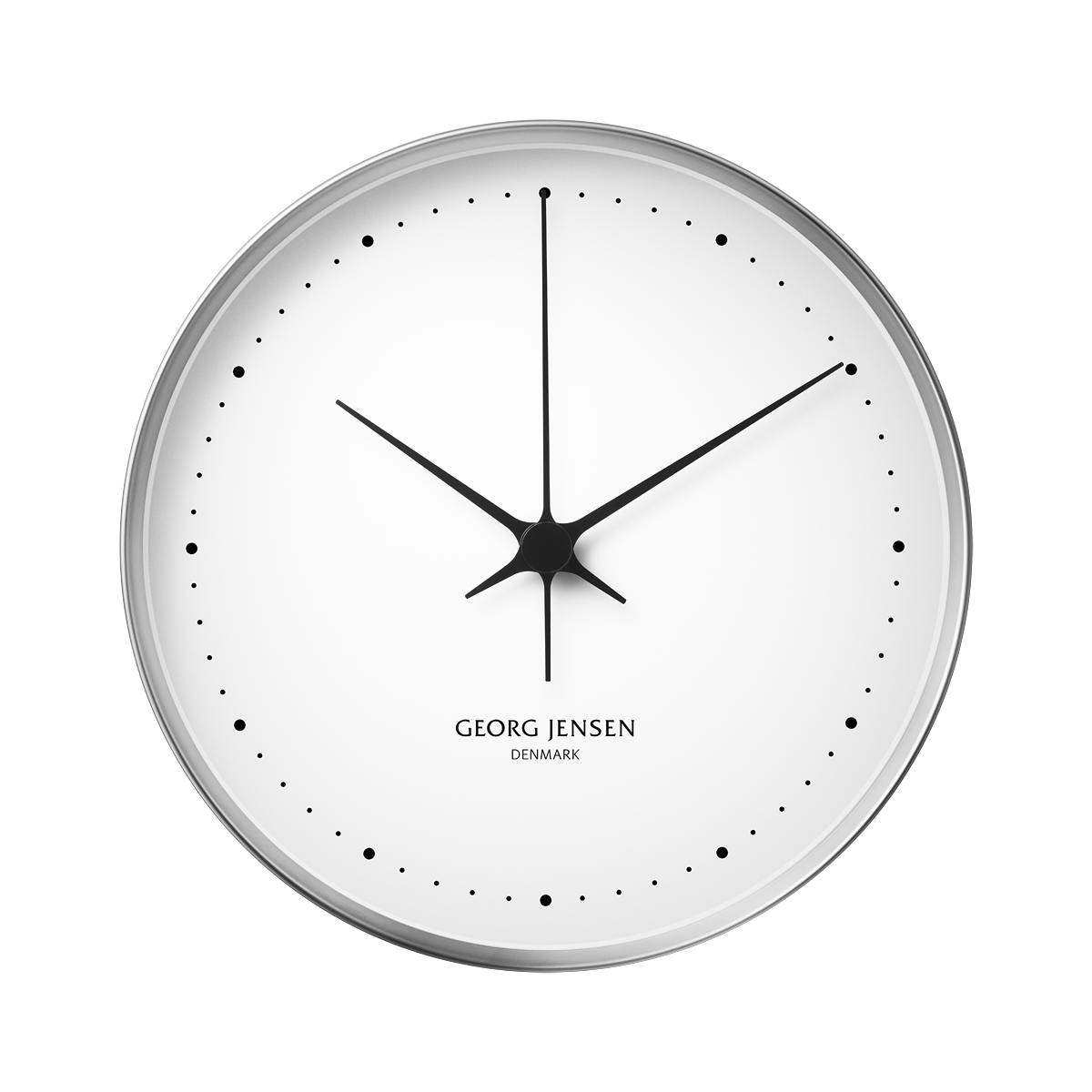 Koppel Wall Clock In Stainless Steel